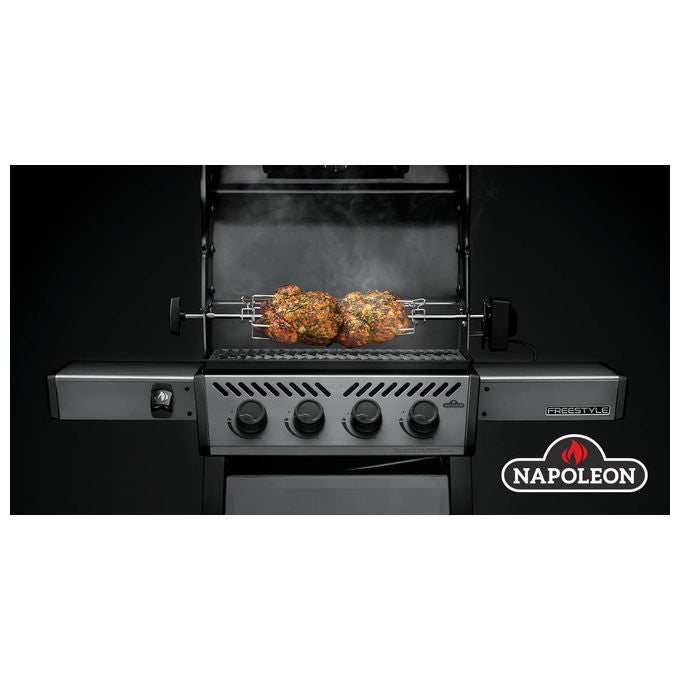 Napoleon Girarrosto Heavy Duty Freestyle Nero per Barbecue