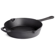 Napoleon 56053 Padella in Ghisa Smaltata 24 cm per Barbecue Forno Piano Cottura Fuoco Aperto doppio beccuccio