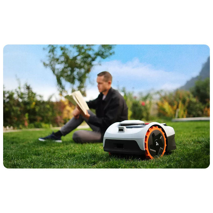 Segway NAVIMOW I105E Robot Tagliaerba senza fili 500 m² GPS RTK Wi-Fi Bluetooth IP66 58 dB colore Nero Grigio Arancione
