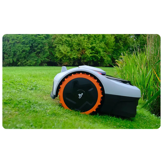 Segway NAVIMOW I105E Robot Tagliaerba senza fili 500 m² GPS RTK Wi-Fi Bluetooth IP66 58 dB colore Nero Grigio Arancione