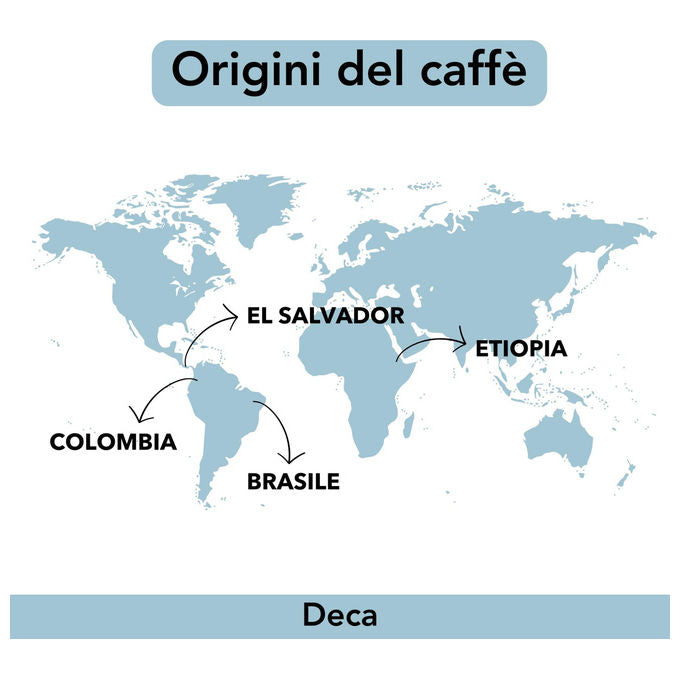 Caffe' Musetti, 18 Cialde Decaffeinate ESE, Miscela Arabica e Robusta, Aroma Vaniglia e Frutta Secca