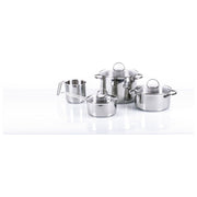 Moneta Allegro Set Pentole 7 Pezzi Acciaio Inox Tutti Piani Cottura