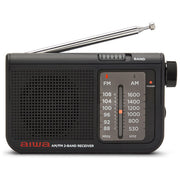 Aiwa Radio Personale Analogica AM-FM Nera RS-55BK