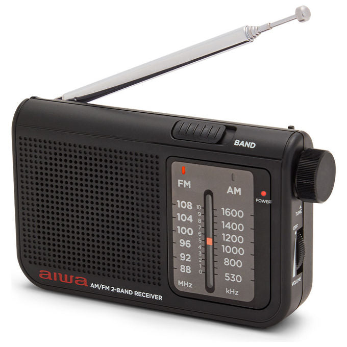 Aiwa Radio Personale Analogica AM-FM Nera RS-55BK