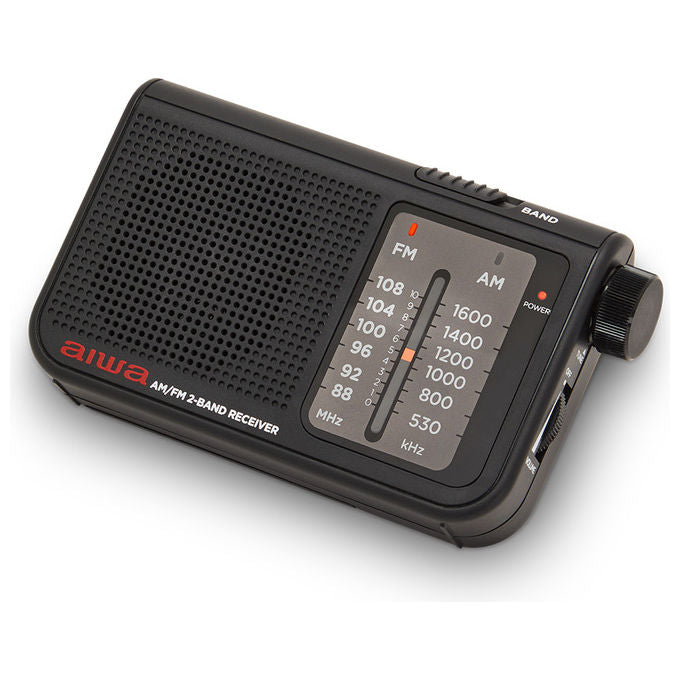 Aiwa Radio Personale Analogica AM-FM Nera RS-55BK