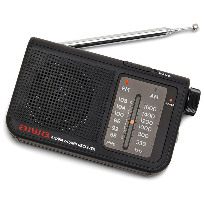 Aiwa Radio Personale Analogica AM-FM Nera RS-55BK