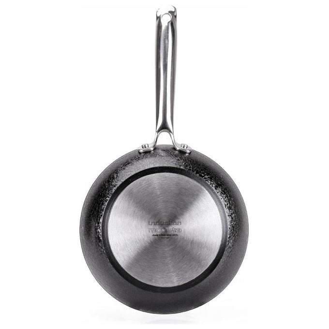 Moneta Padella Armonia Finegres 20 cm, Alluminio Antiaderente Nero-Grigio
