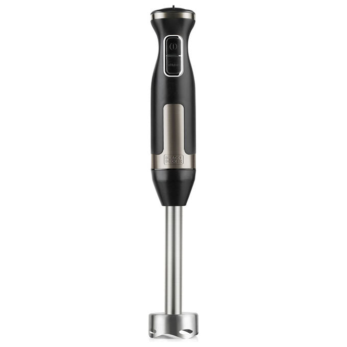 Black+Decker Frullatore ad Immersione 1500W Nero Acciaio Inox