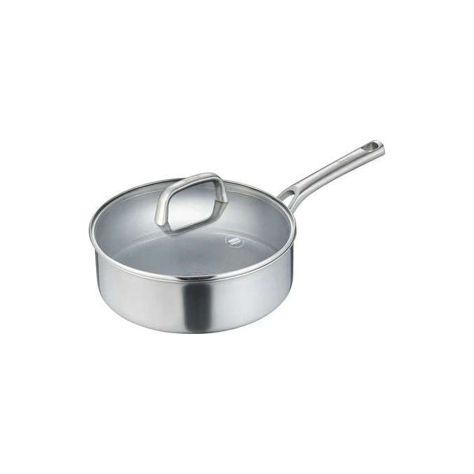 Berndes Tricion Resist Tegame 28 cm con Coperchio, Acciaio Inox