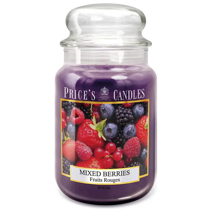 Price's Candles Candela Profumata Giara Grande Mixed Berries