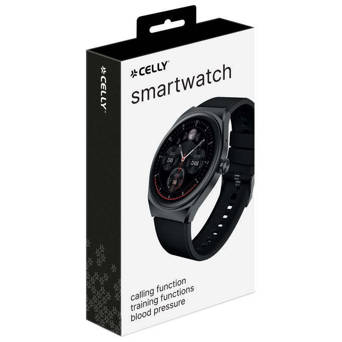 Celly TrainerHalo Smartwatch Orologio Sportivo Digitale Nero