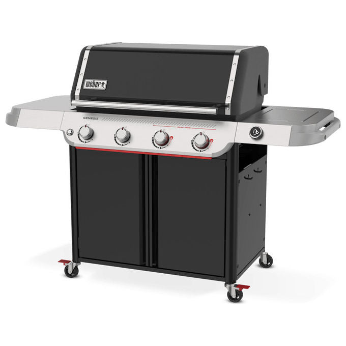 Weber E-425W Barbecue a Gas GPL Nero in Acciaio Inox