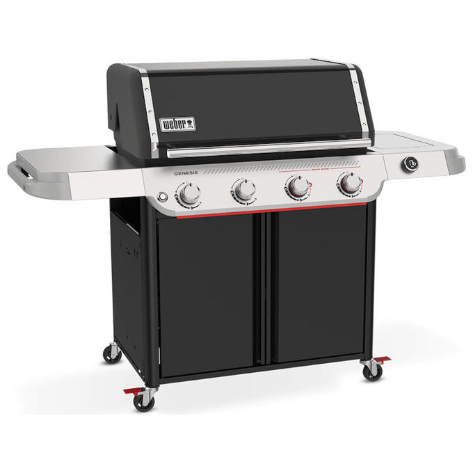 Weber E-425W Barbecue a Gas GPL Nero in Acciaio Inox