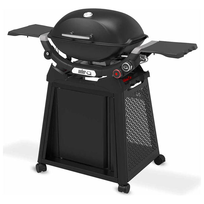 Weber Q2800N+ Barbecue a Gas con Carrello Premium Nero