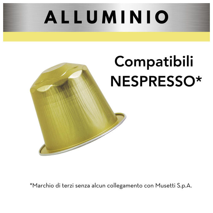 Caffe' Musetti 50 Capsule Compatibili Nespresso Miscela Gentile Arabica