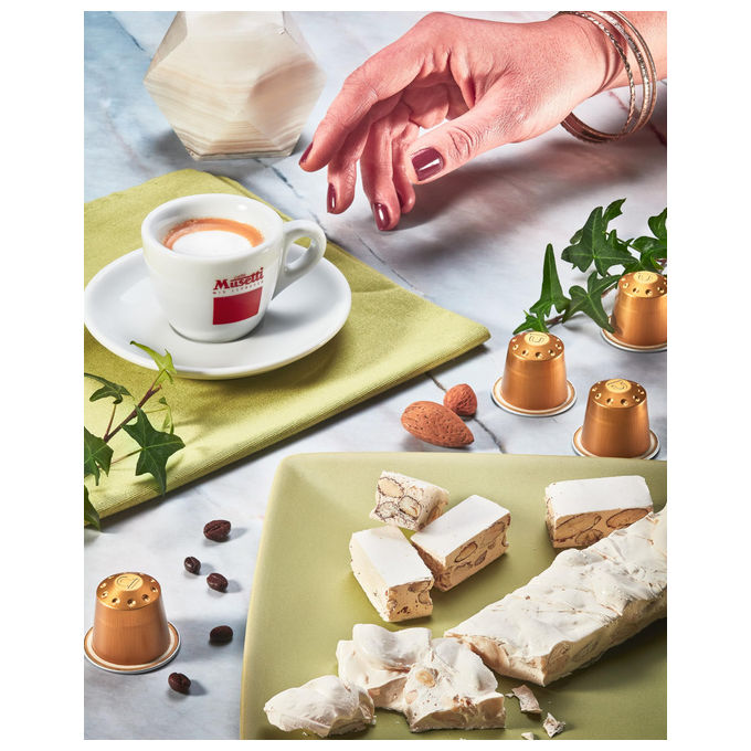 Caffe' Musetti 50 Capsule Compatibili Nespresso Miscela Gentile Arabica