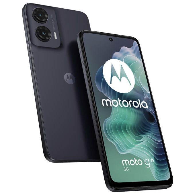 Motorola Moto G35 5G Smartphone 6.72'' 8 GB RAM 256 GB Display 120 Hz Dual SIM Android 14 colore Midnight Black