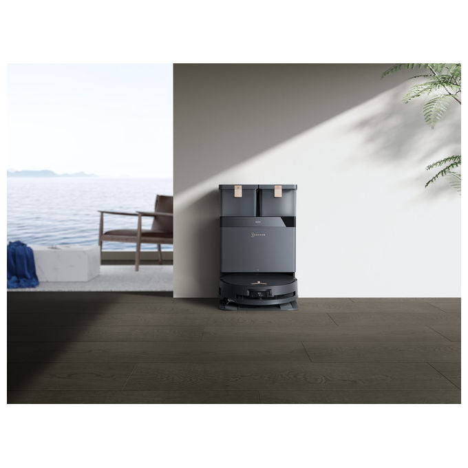 Ecovacs, Robot Aspirapolvere Lavapavimenti, Deebot X8 Pro Omni, Nero, Con Sacchetto per la Polvere