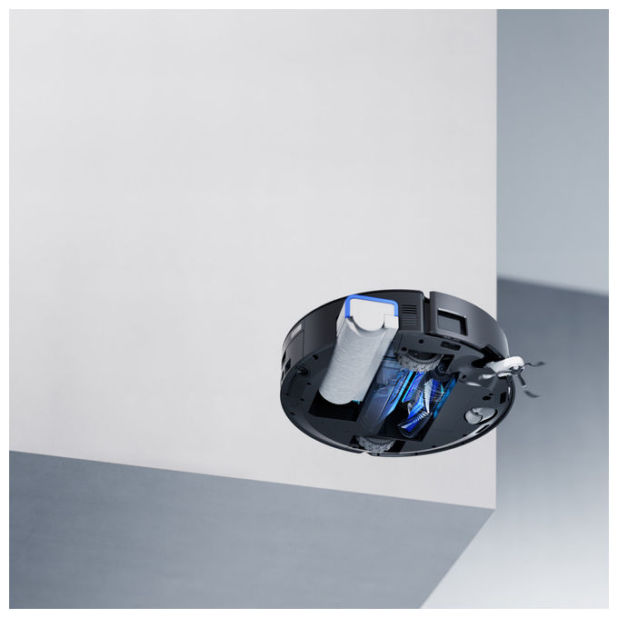 Ecovacs, Robot Aspirapolvere Lavapavimenti, Deebot X8 Pro Omni, Nero, Con Sacchetto per la Polvere