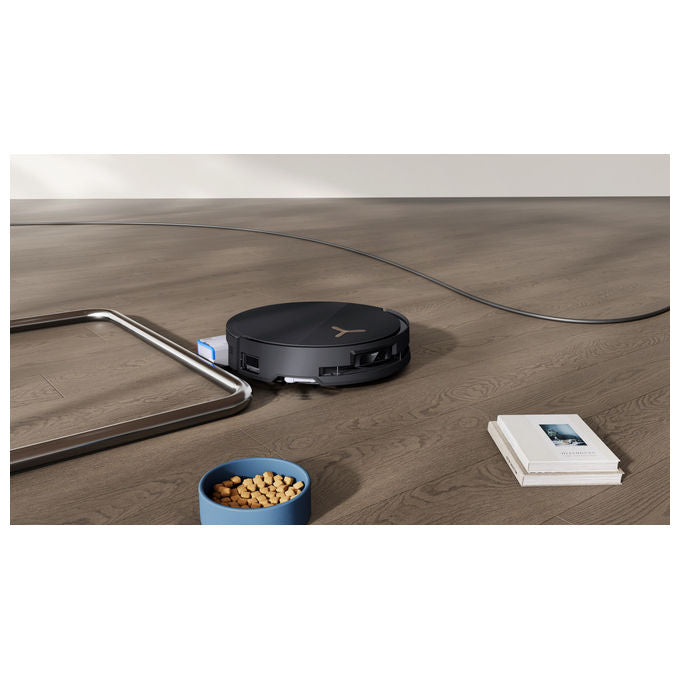 Ecovacs, Robot Aspirapolvere Lavapavimenti, Deebot X8 Pro Omni, Nero, Con Sacchetto per la Polvere