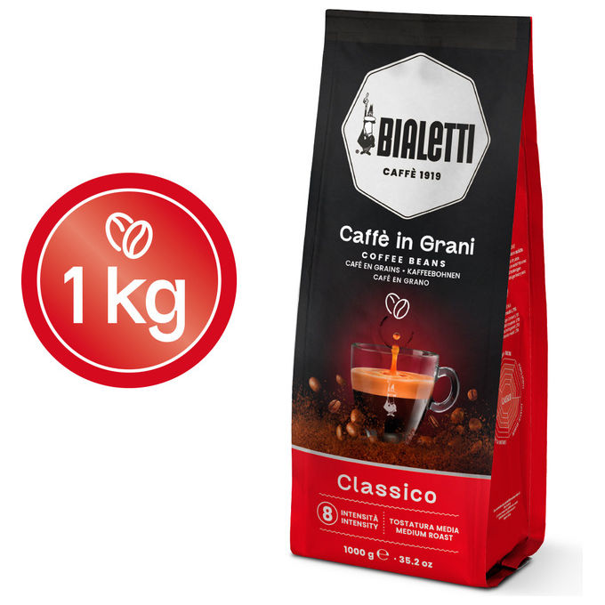 Bialetti Caffe' in Grani Miscela Classico 1 kg