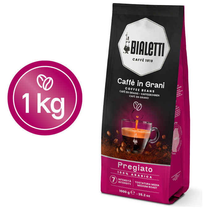 Bialetti Caffe' in Grani Miscela Pregiato 1 kg