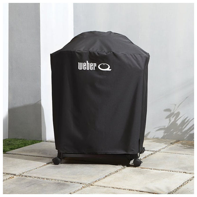 Weber Copertura Barbecue Serie Q1000 e Q2000 Nera