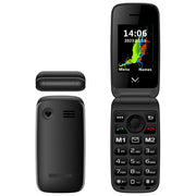Majestic Sileno 42 Flip Telefono per Anziani Dual SIM Nero