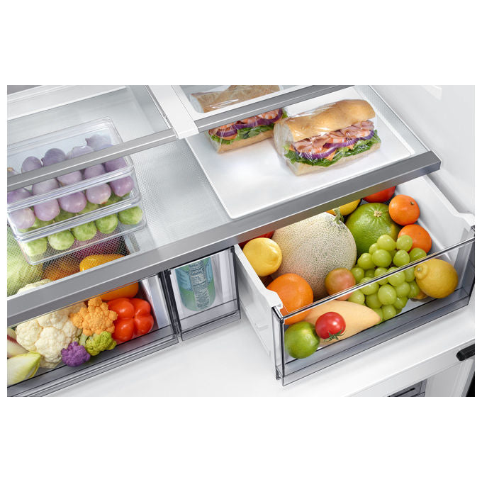 Samsung RM70F67RDR Frigorifero Side-by-Side Litri 669 Acciaio Inox