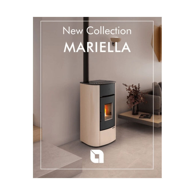 Extraflame Mariella Bordeaux, Stufa a Pellet Ventilata