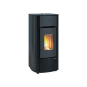 La Nordica 001294802 Mariella Stufa a Pellet Ventilata 7 kW 92% Classe A+ 15 Kg tramoggia 201 m³ colore Nero