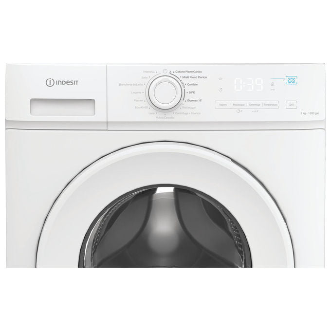 Indesit IMA 762 MY TIME IT Lavatrice Carica Frontale 7 Kg 1200 rpm Classe A Motore Inverter Display Touch (85x60x47 cm) colore Bianco