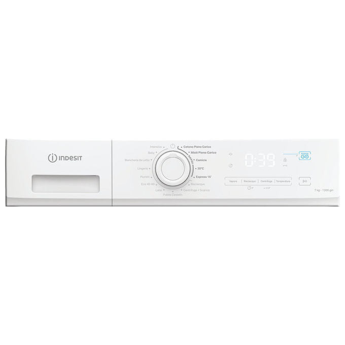 Indesit IMA 762 MY TIME IT Lavatrice Carica Frontale 7 Kg 1200 rpm Classe A Motore Inverter Display Touch (85x60x47 cm) colore Bianco