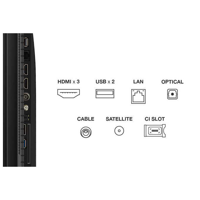 Tcl 43P7K Smart Tv Qled 4K 43'' Google Tv