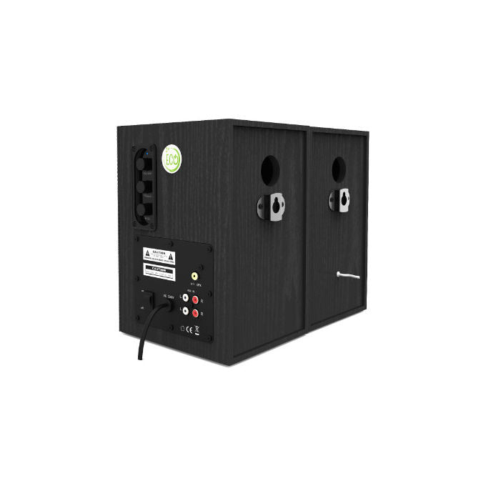 Empire Media ECO100 Plus Sistema Audio Amplificato 2.0 Cablato, Nero, 70W