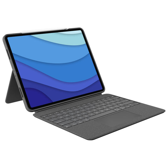 Logitech Combo Touch Tastiera Spagnola Grigia per iPad Pro 12.9
