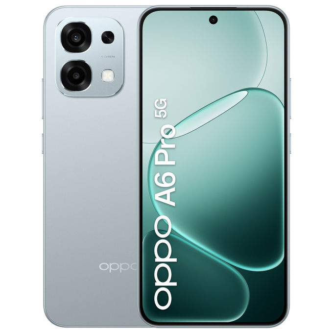 Oppo OPP-SP A6P 5G 8-256 TIT A6 Pro Smartphone 5G 6.57'' 8GB 256GB AMOLED 120Hz 50MP 6500mAh colore Titanio Lunare
