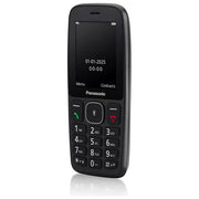 Panasonic KX-TF400 Telefono Cellulare Basico Nero, Display 2.4'', Dual SIM