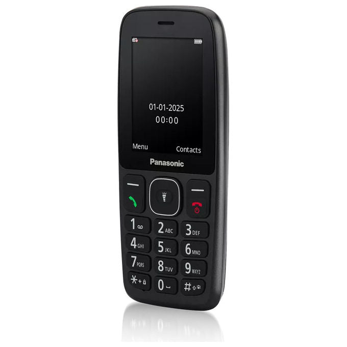 Panasonic KX-TF400 Telefono Cellulare Basico Nero, Display 2.4'', Dual SIM