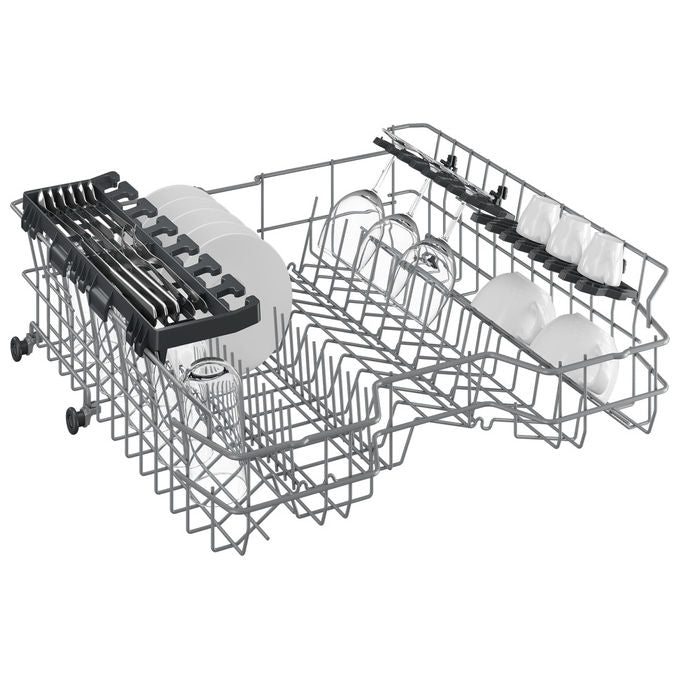 Beko BDSN15422X Lavastoviglie da Incasso Scomparsa Parziale 14 coperti Classe D 5 Programmi 48 dB SelfDry (82x60x57 cm) colore Inox Anti-Impronta
