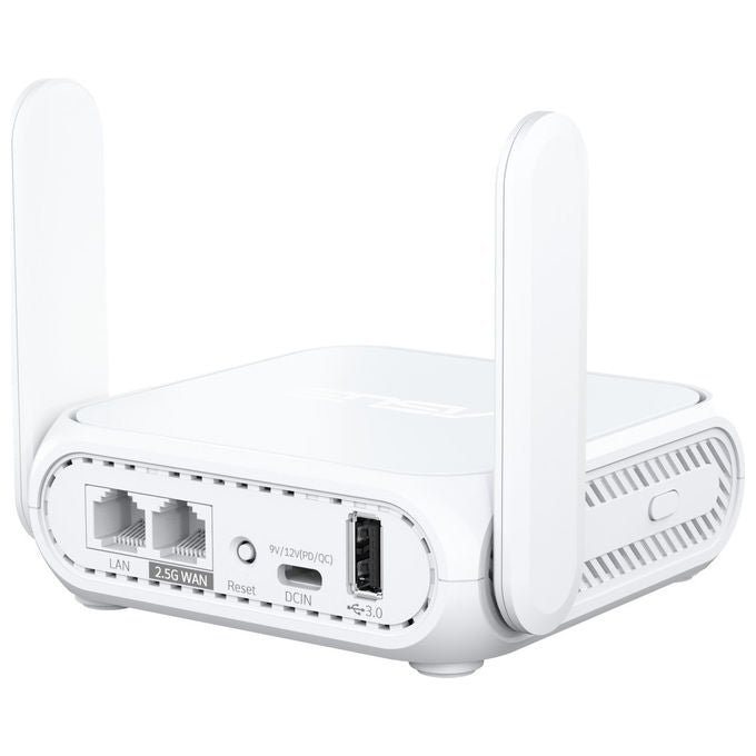 ASUS RT-BE58 Go Router Wireless Dual-Band Gigabit Ethernet Bianco