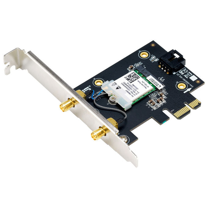 ASUS PCE-BE6500 Adattatore di Rete Wi-Fi 7 Tri-Band