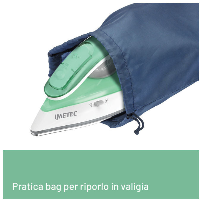 Imetec Nuvola Ferro da Stiro da Viaggio a Vapore 1000W