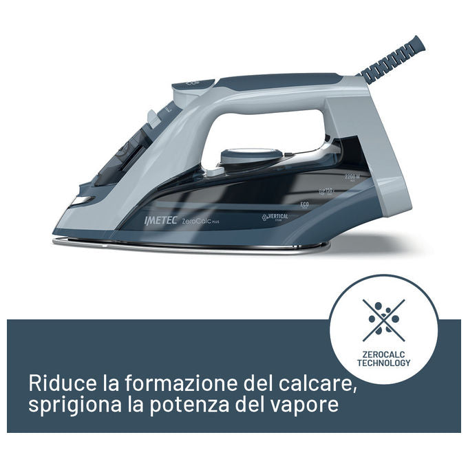 Imetec Zerocalc Power Ferro da Stiro a Vapore 2200W