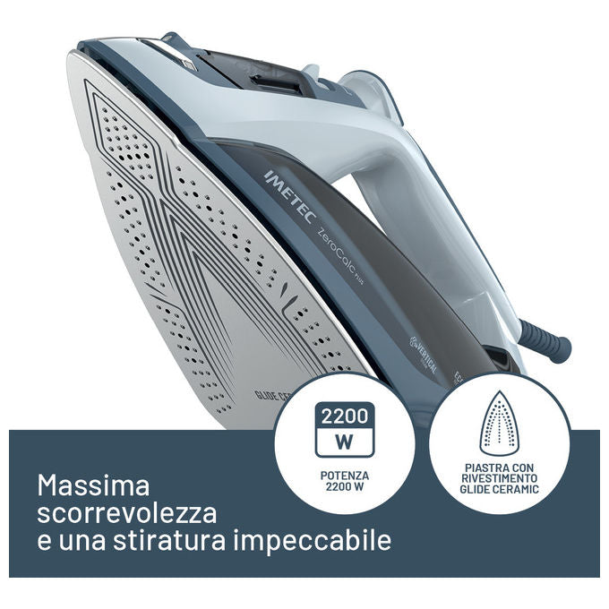 Imetec Zerocalc Power Ferro da Stiro a Vapore 2200W