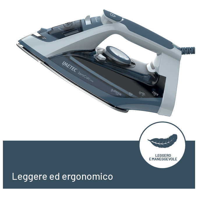 Imetec Zerocalc Power Ferro da Stiro a Vapore 2200W