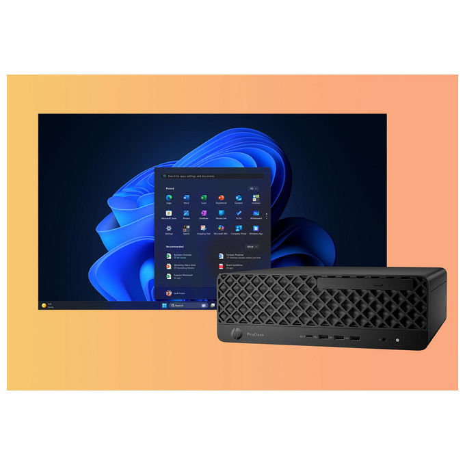 HP ProDesk 4 SFF G1i Desktop AI PC Intel Ultra 5 16GB RAM 512GB SSD Nero