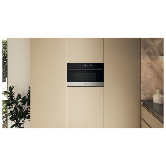 Whirlpool Microonde da Incasso con Grill 31L 1000W Acciaio Inox