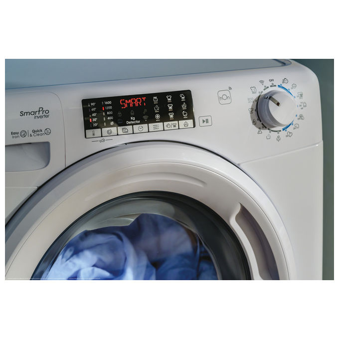 Candy CSO486TWM6-1-S Lavatrice Carica Frontale 8 Kg 1400 Giri Inverter Smart Pro colore Bianco