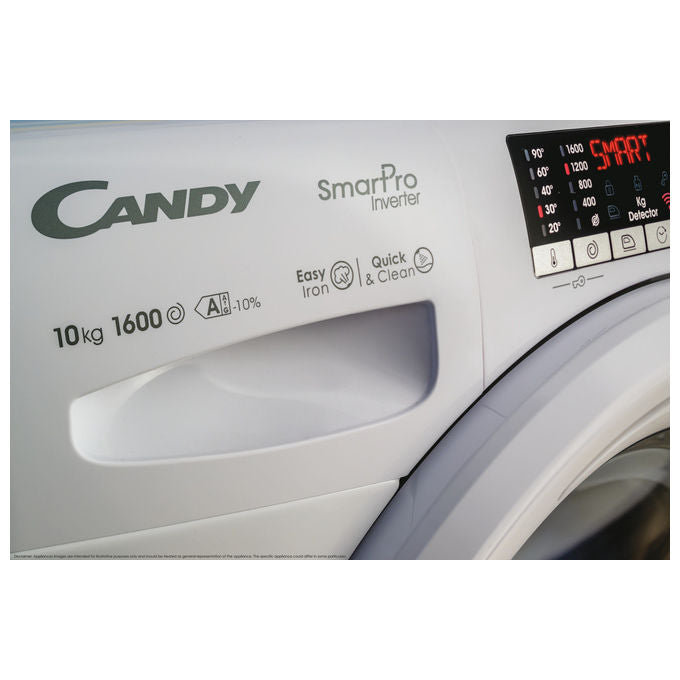 Candy CSO486TWM6-1-S Lavatrice Carica Frontale 8 Kg 1400 Giri Inverter Smart Pro colore Bianco